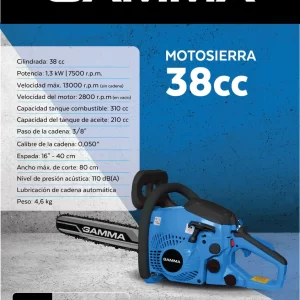 Motosierra Gamma 16 38cc- G1850AR