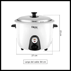 Arrocera antiadherente eléctrica 700w 2 Lts Dinax