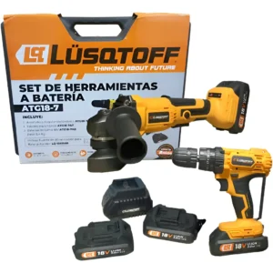 Set De Herramientas A Bateria Lusqtoff ATG18-7
