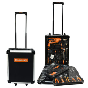 Kit De Herramientas Y Taladro Percutor Lusqtoff 107 PIEZAS LQCT107-8K