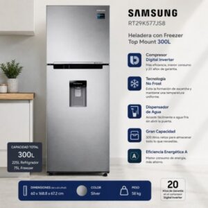 Heladera Samsung RT29K577JS8
