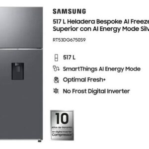 Heladera Samsung RT53DG6750S9BG